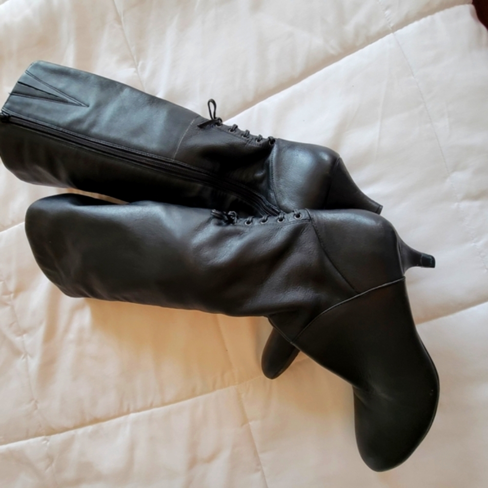 Black Knee High Boots